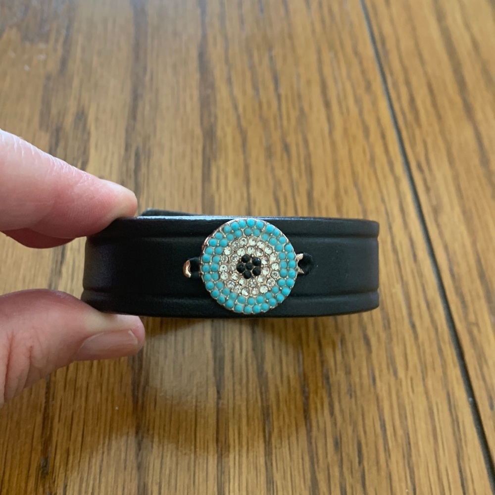 Black Leather Bracelet